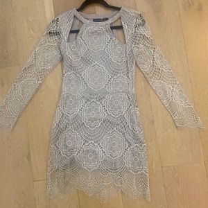 For Love and Lemons scallop hem dress